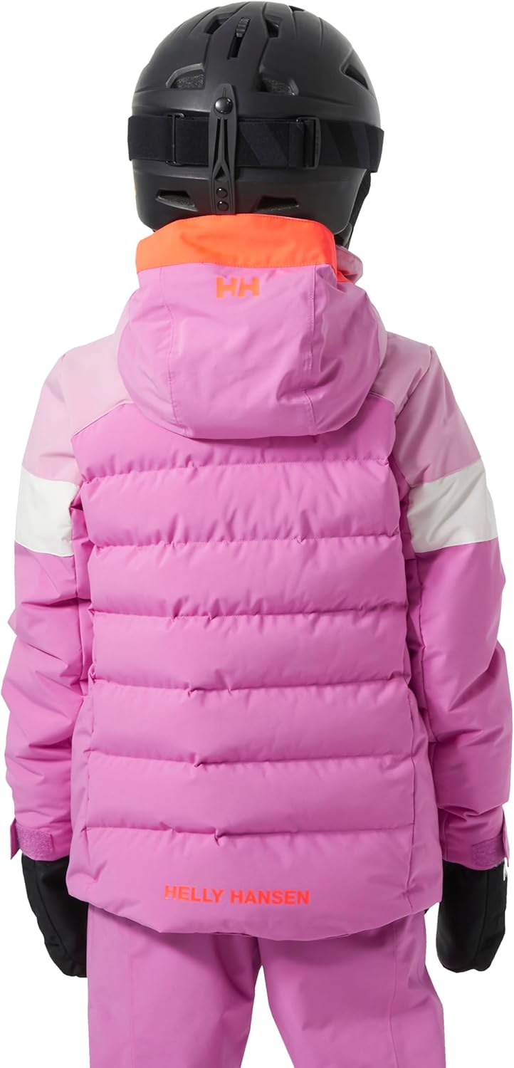Куртка Helly-Hansen Diamond - детская унисекс, водонепроницаемая, прочная верхняя одежда, легкая экипировка для холодной погоды Helly Hansen, 089 Meta Pink — фото 4