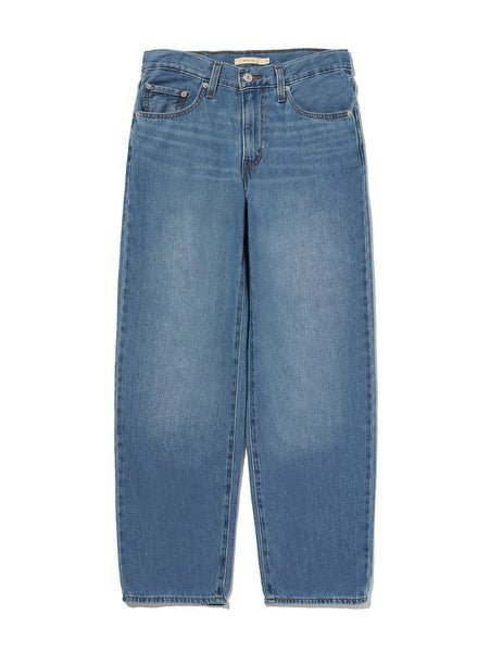 Широкие джинсы "папа" (Baggy Dad Jeans), цвет индиго. Levi'S, Medium Indigo - Worn In — фото 4