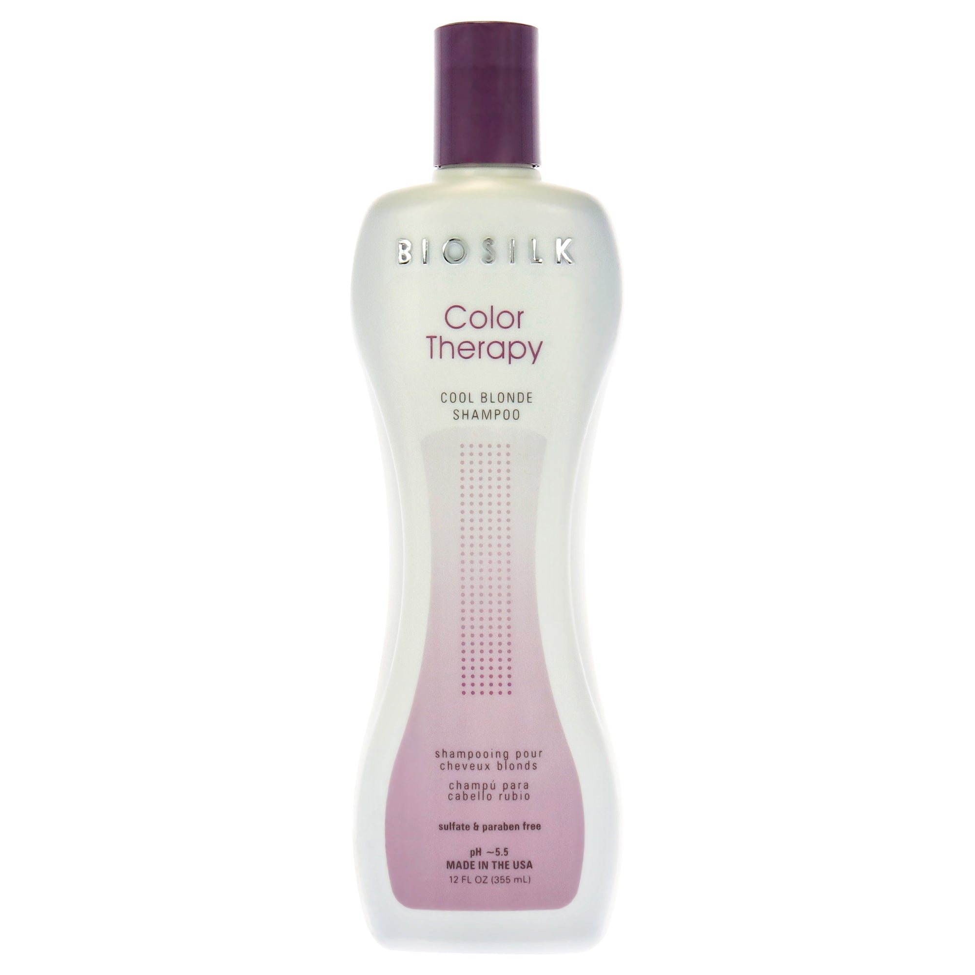 

Шампунь Color Therapy Cool Blonde от Biosilk для мужчин и женщин - 355 мл, прозрачный