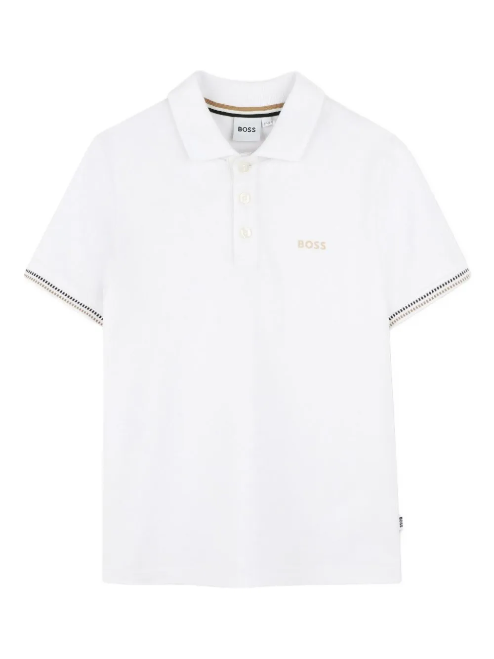 

Рубашка поло на пуговицах HUGO KIDS, белый