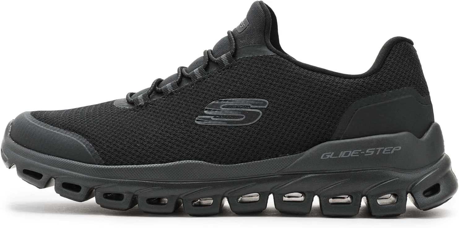 Кроссовки Skechers Men's Glide-Step Noltek, Black — фото 4