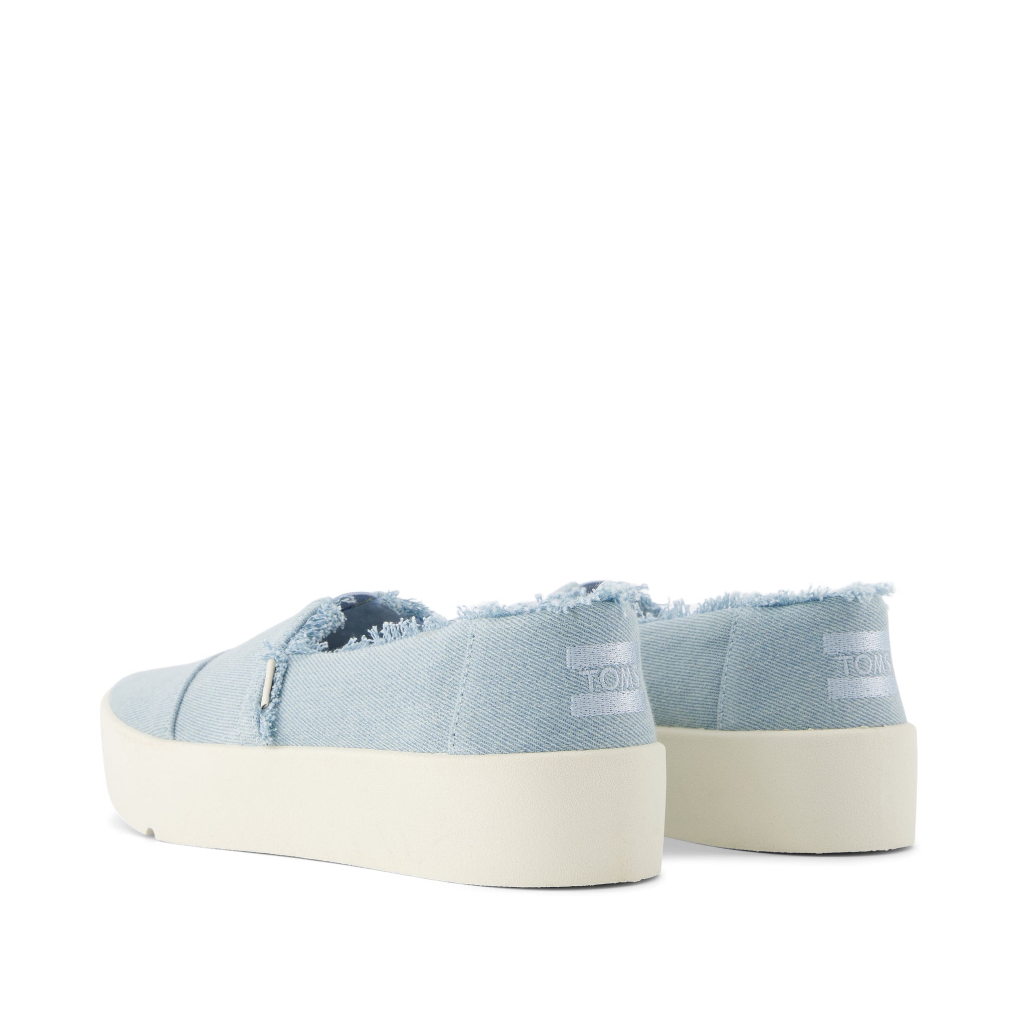 Кроссовки Verona из пастельно-голубого денима Slip-On TOMS Shoes — фото 4