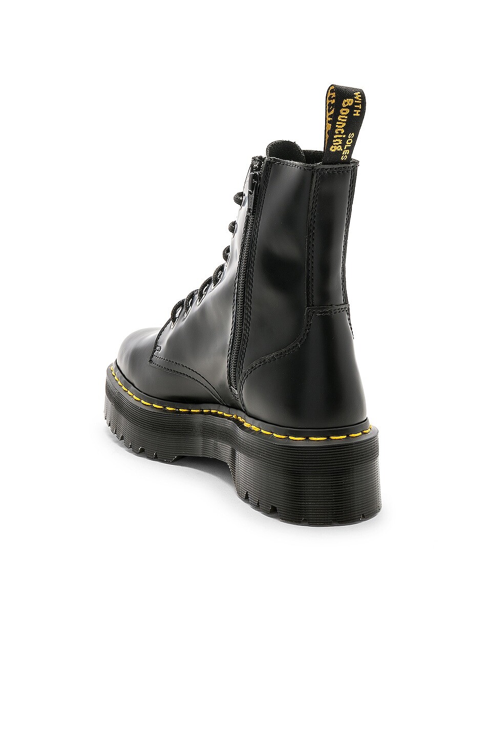Мужские ботинки Dr. Martens Jadon Fusion из гладкой кожи, черный — фото 2