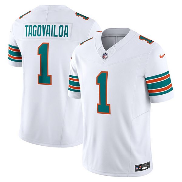 

Мужская футболка Miami Dolphins Vapor FUSE Limited белая tua tagovailoa Nike