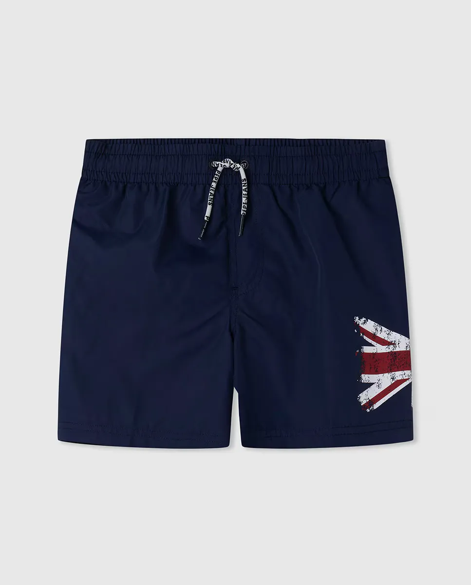 

Купальник для мальчиков с флагом Pepe Jeans, тёмно-синий