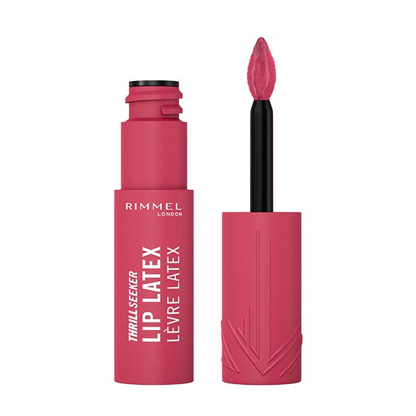 Жидкая помада с эффектом латекса RIMMEL LONDON Thrill Seeker Lip Latex, 300 Character — фото 2