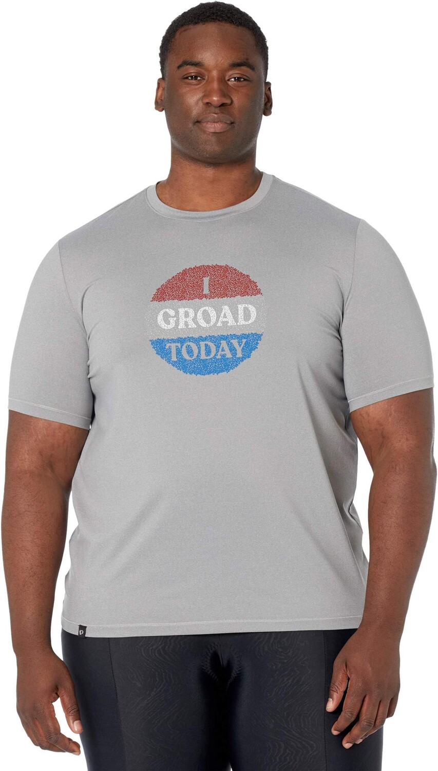 

Футболка Pearl Izumi Midland Tee, цвет Frost Grey/Red Groad