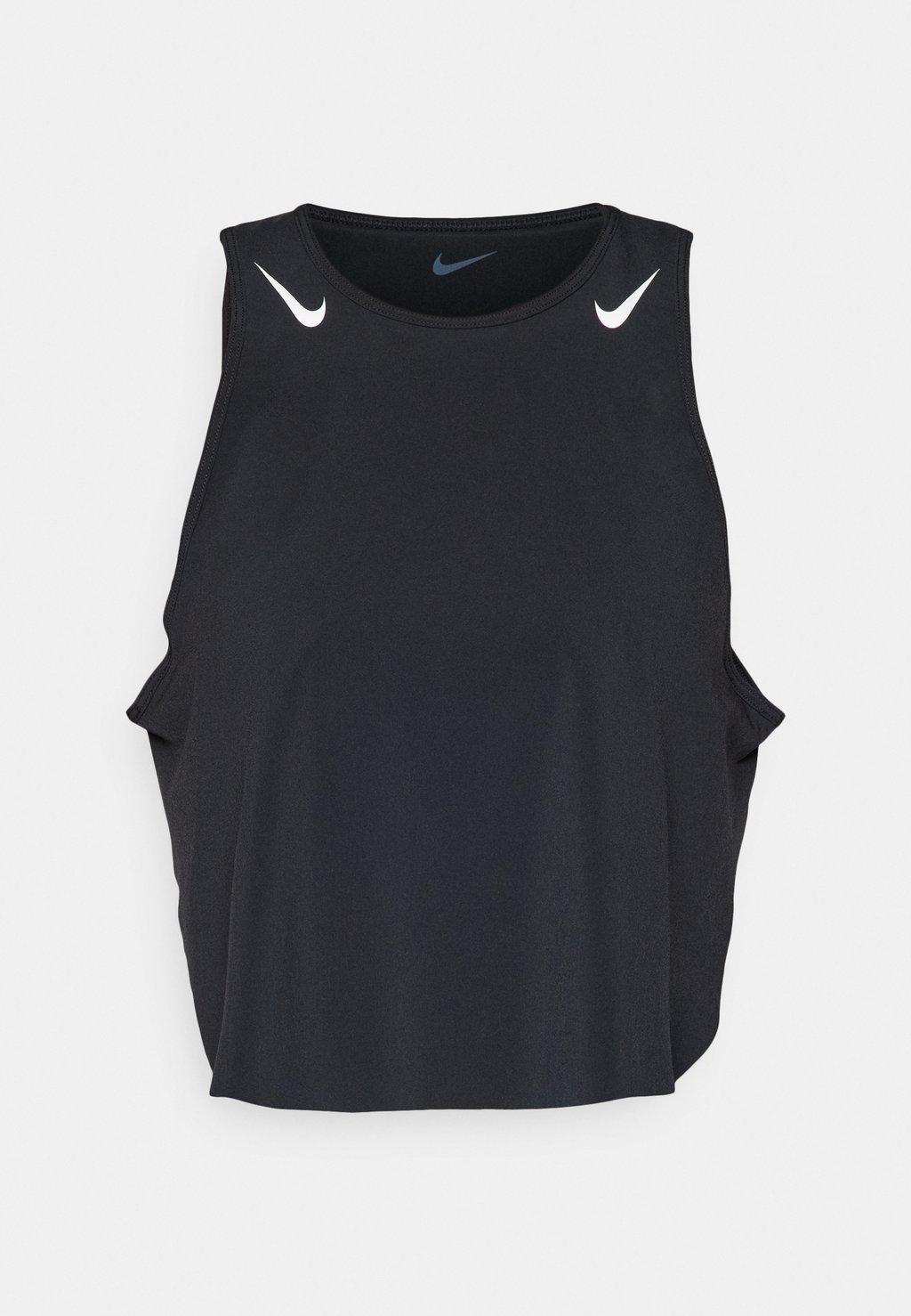 

Топ Crop Tank Nike, черный/белый