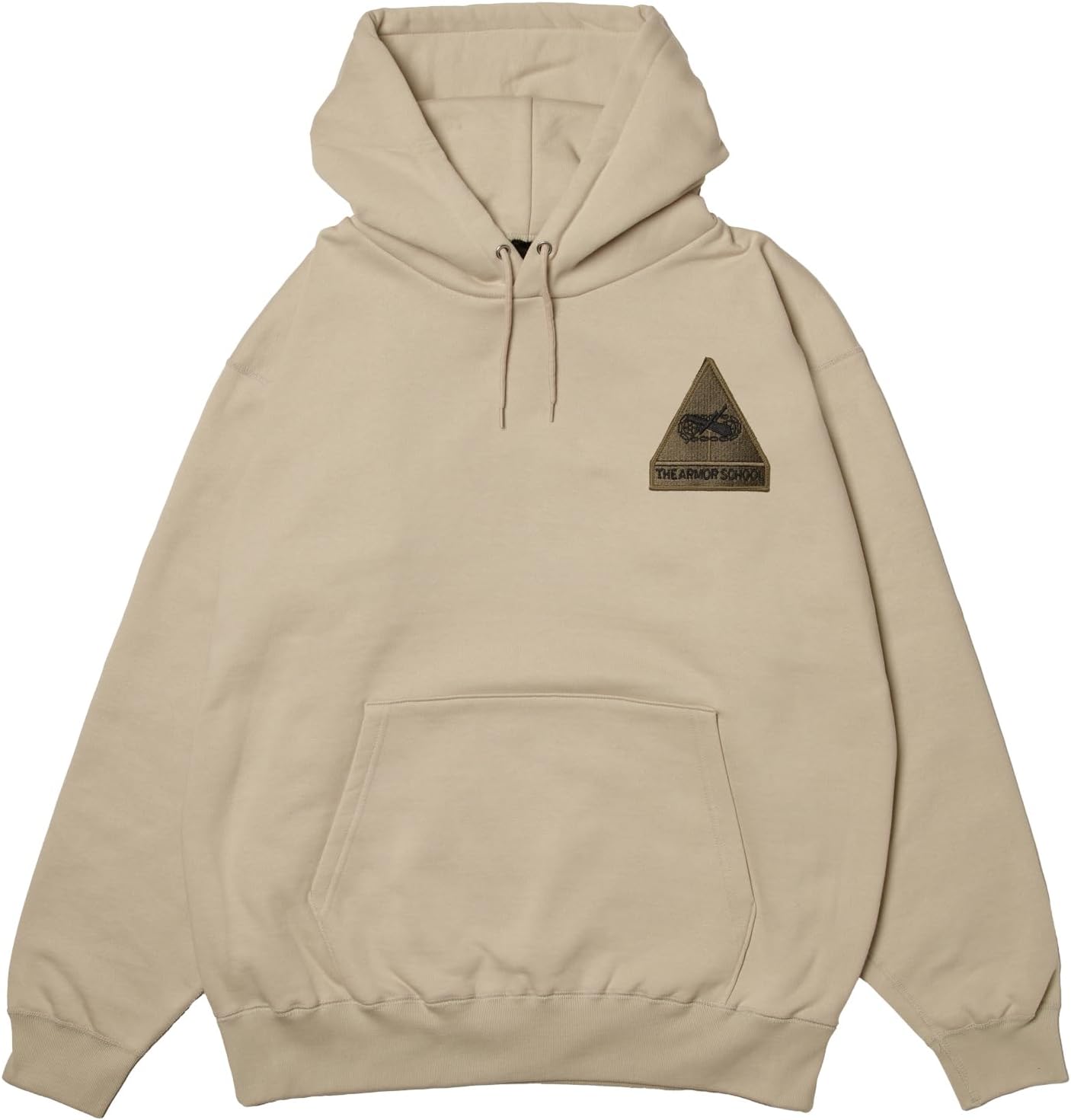 

Толстовка с капюшоном в стиле F, нашивка с гербом армии США, флисовая подкладка, пуловер, цвет: серый (stone) F-Style