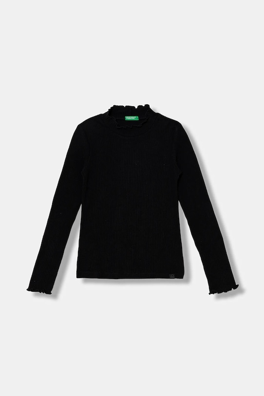 

Детский лонгслив United Colors Of Benetton, черный