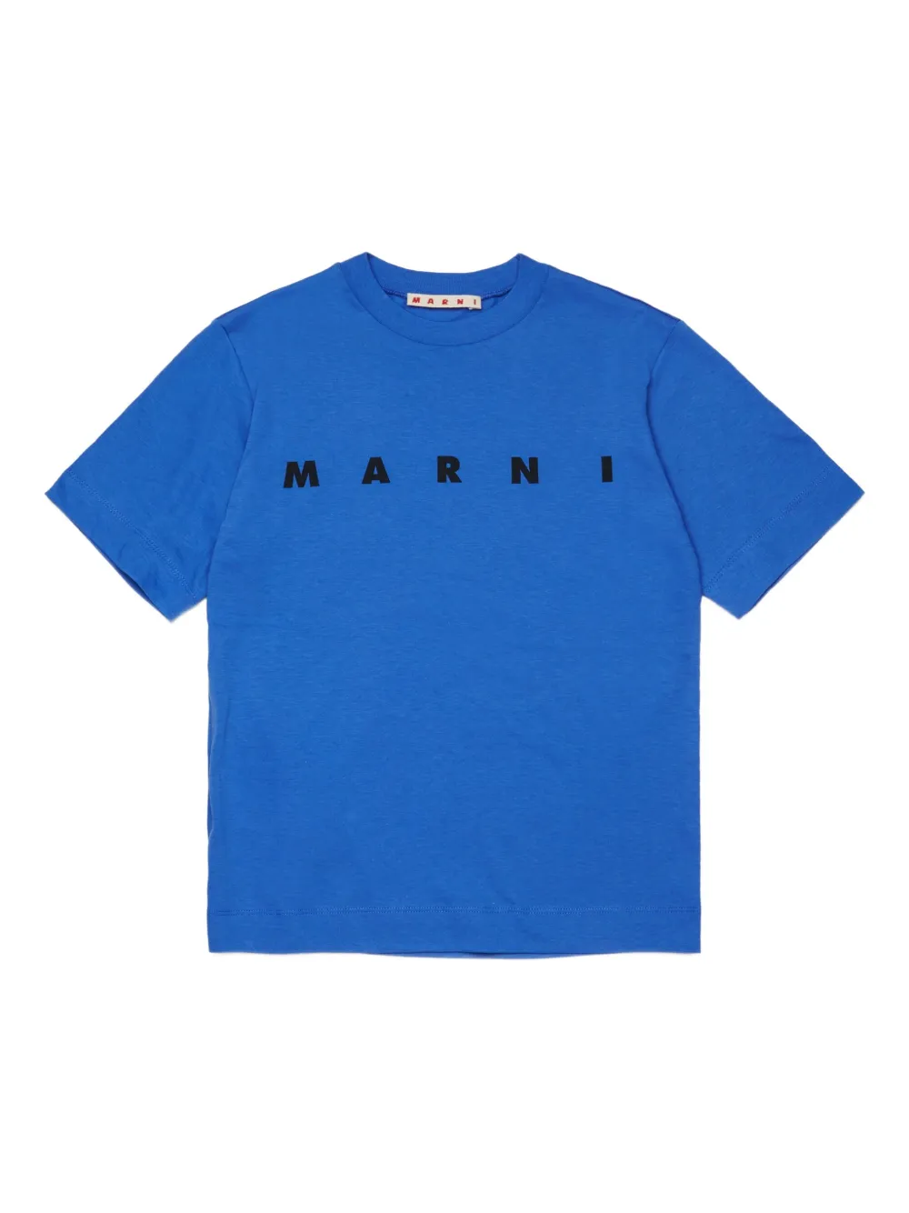 

Футболка с логотипом Marni Kids, синий
