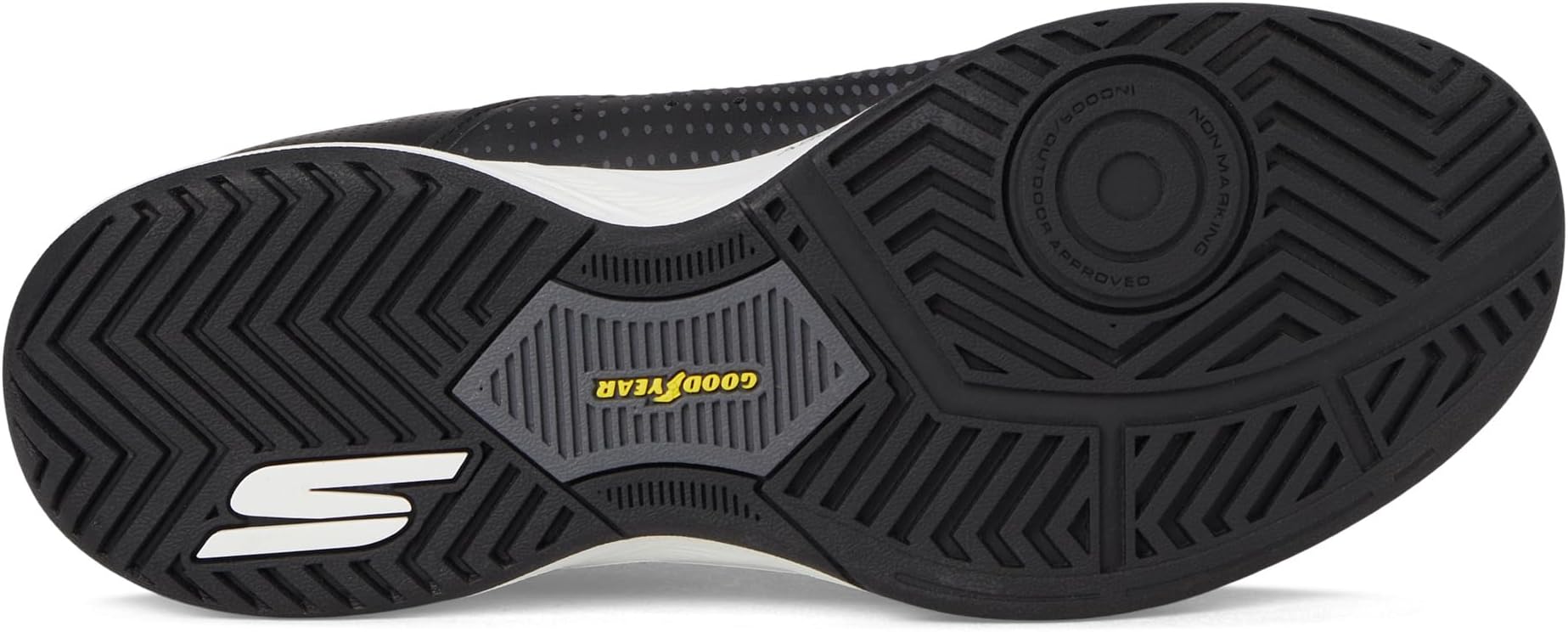 Кроссовки SKECHERS Skechers Pickleball Slip-ins Relaxed Fit: Viper Court Reload, черный/белый — фото 3