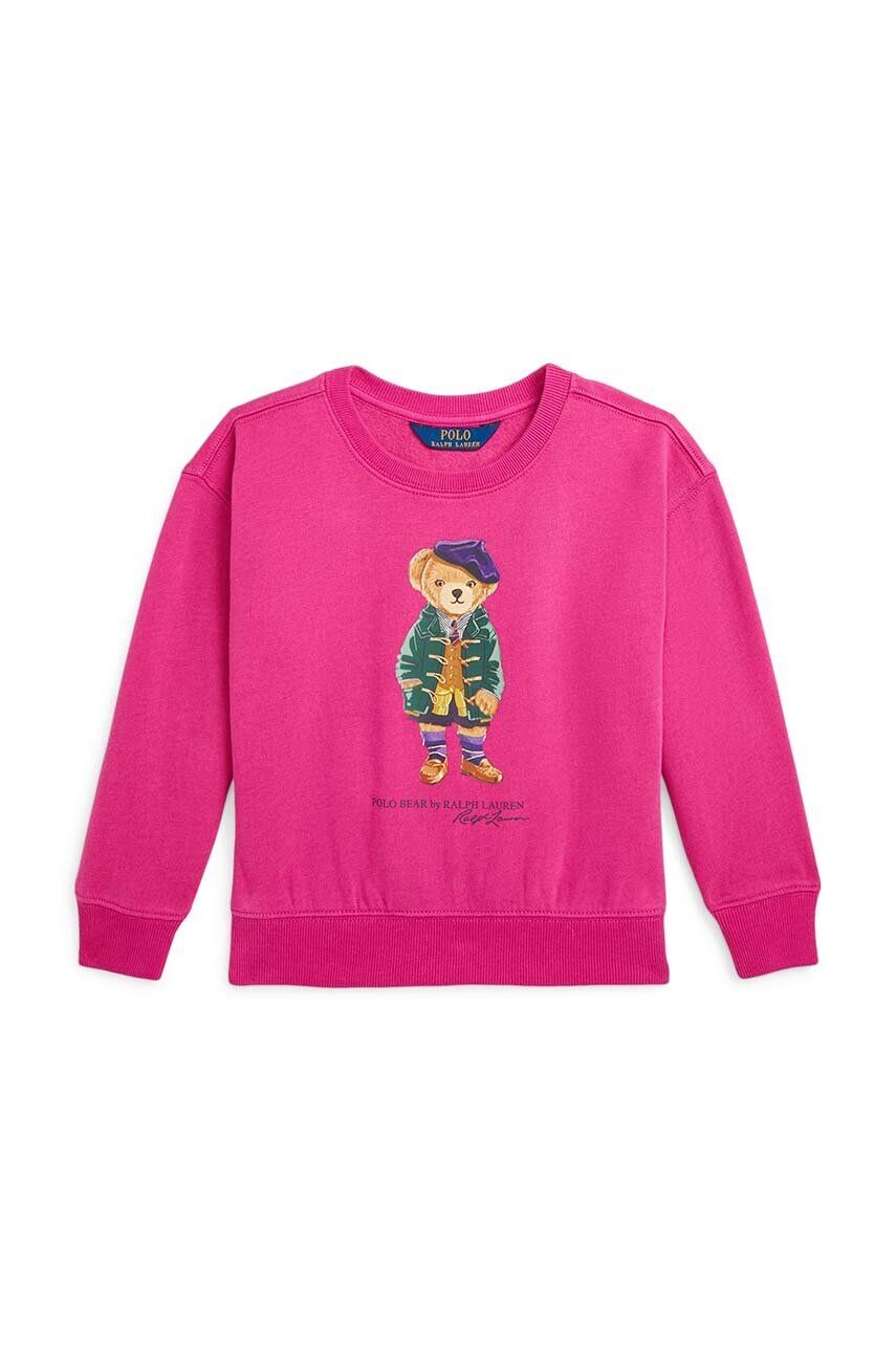 

Детская толстовка Polo Ralph Lauren, розовый