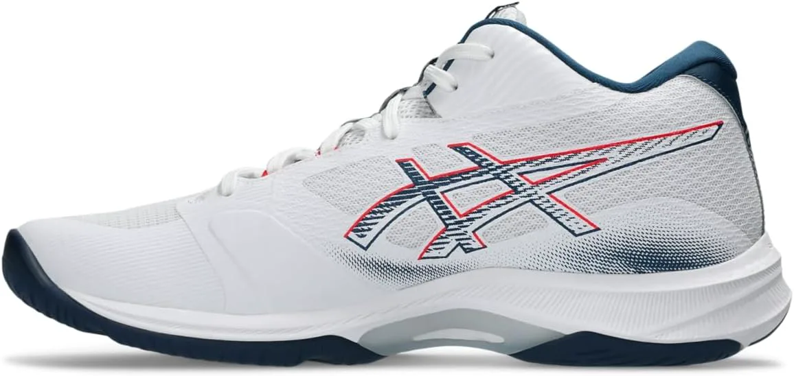 Мужские кроссовки ASICS Netburner Ballistic FF MT 4, белый/синий — фото 4