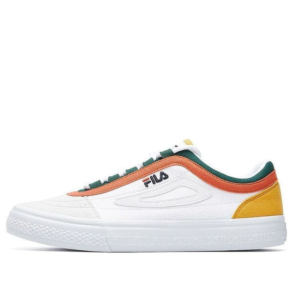 

Кроссовки classic boarder skateboard canvas shoes white/yellow/orange Fila, белый