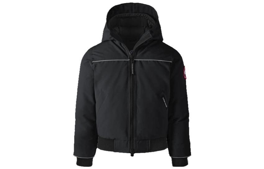 Canada Goose Детская стеганая куртка черного цвета — фото 3