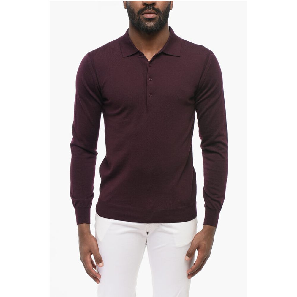 

Фиолетовый шерстяной свитер Corneliani, Purple