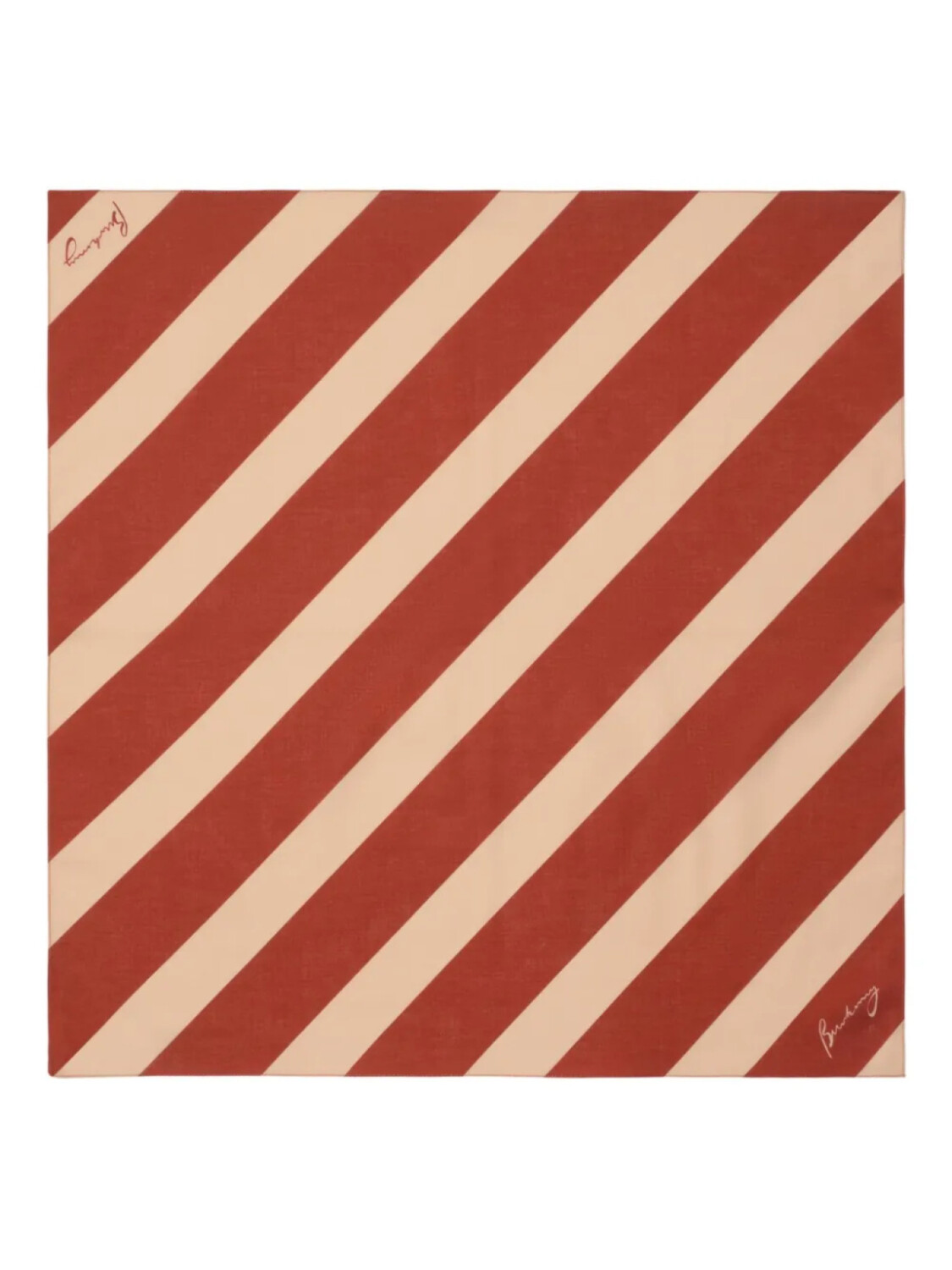 

Полосатый шарф Burberry, красный