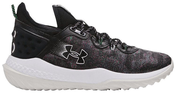 

Кроссовки Under Armour Harper 8 TF 'Black Pink Green', черный