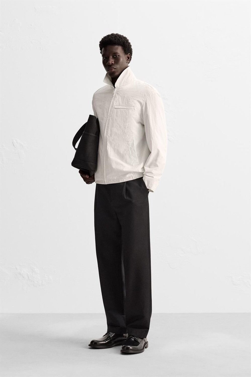 

Водоотталкивающая техническая верхняя рубашка ZARA, белый