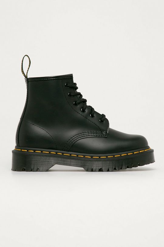 

Кожаные байкерские ботинки 101 Dr. Martens, черный