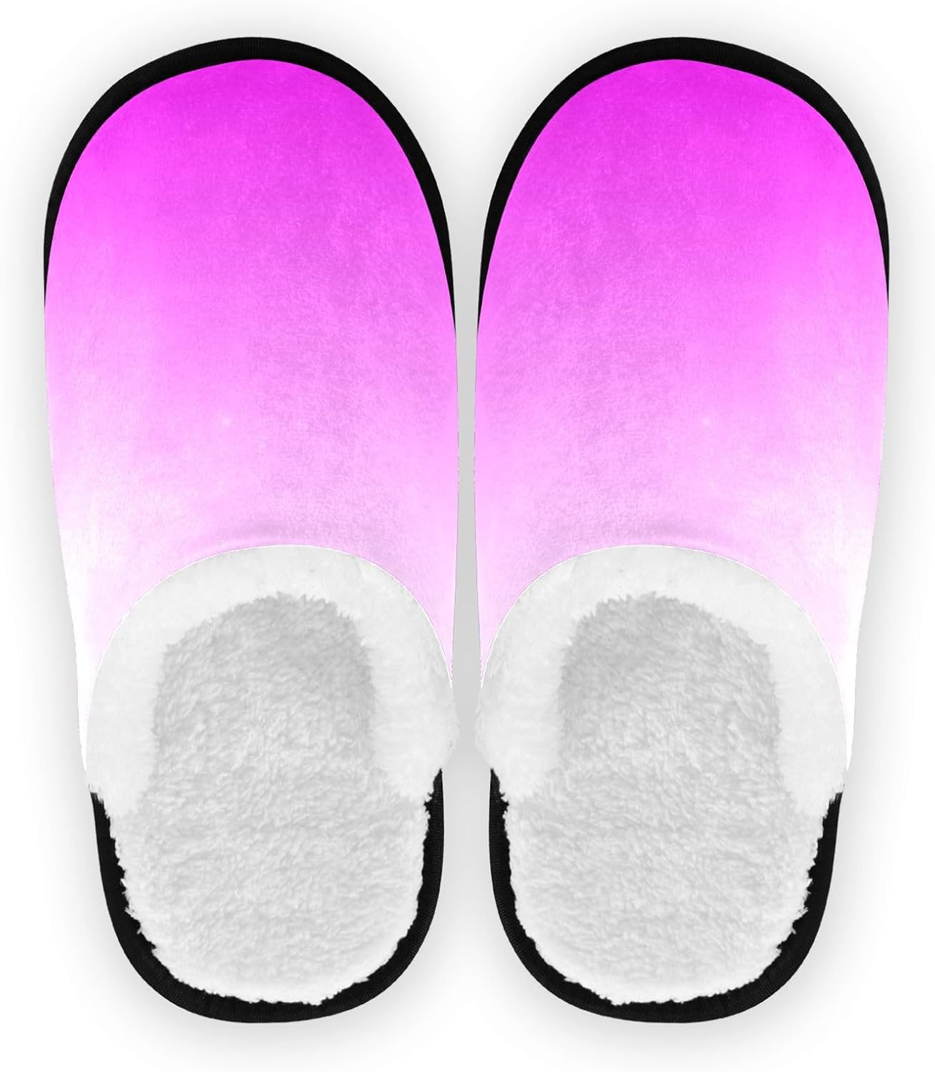 

Домашние тапочки UMIRIKO ярко-пурпурного цвета для женщин и мужчин, моющиеся, с противоскользящей подошвой, с сумкой для хранения, для путешествий и спа, размер M 20805-1, фиолетовый