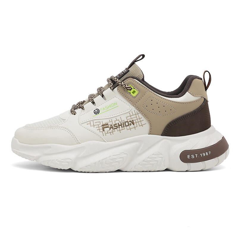 

Кроссовки мужские Lifestyle Shoes Men Low-Top Bull Charm, бежевый/синий