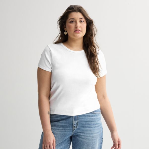 

Футболка Juniors plus size slim fit для малышей So, белый