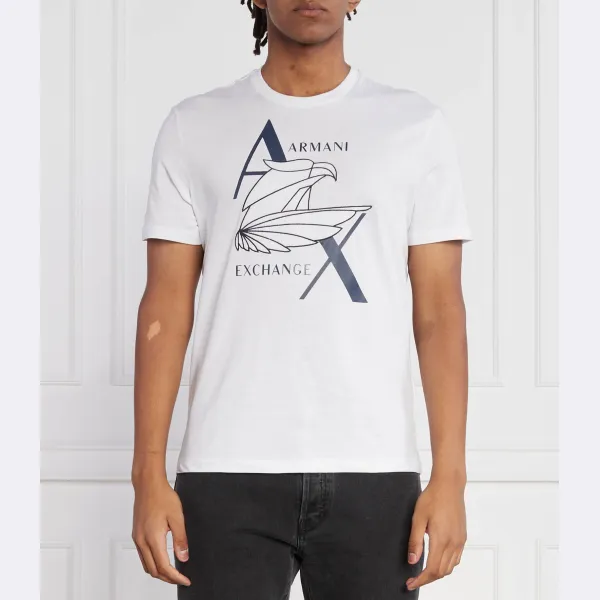 

Футболка стандартного кроя Armani Exchange, белый