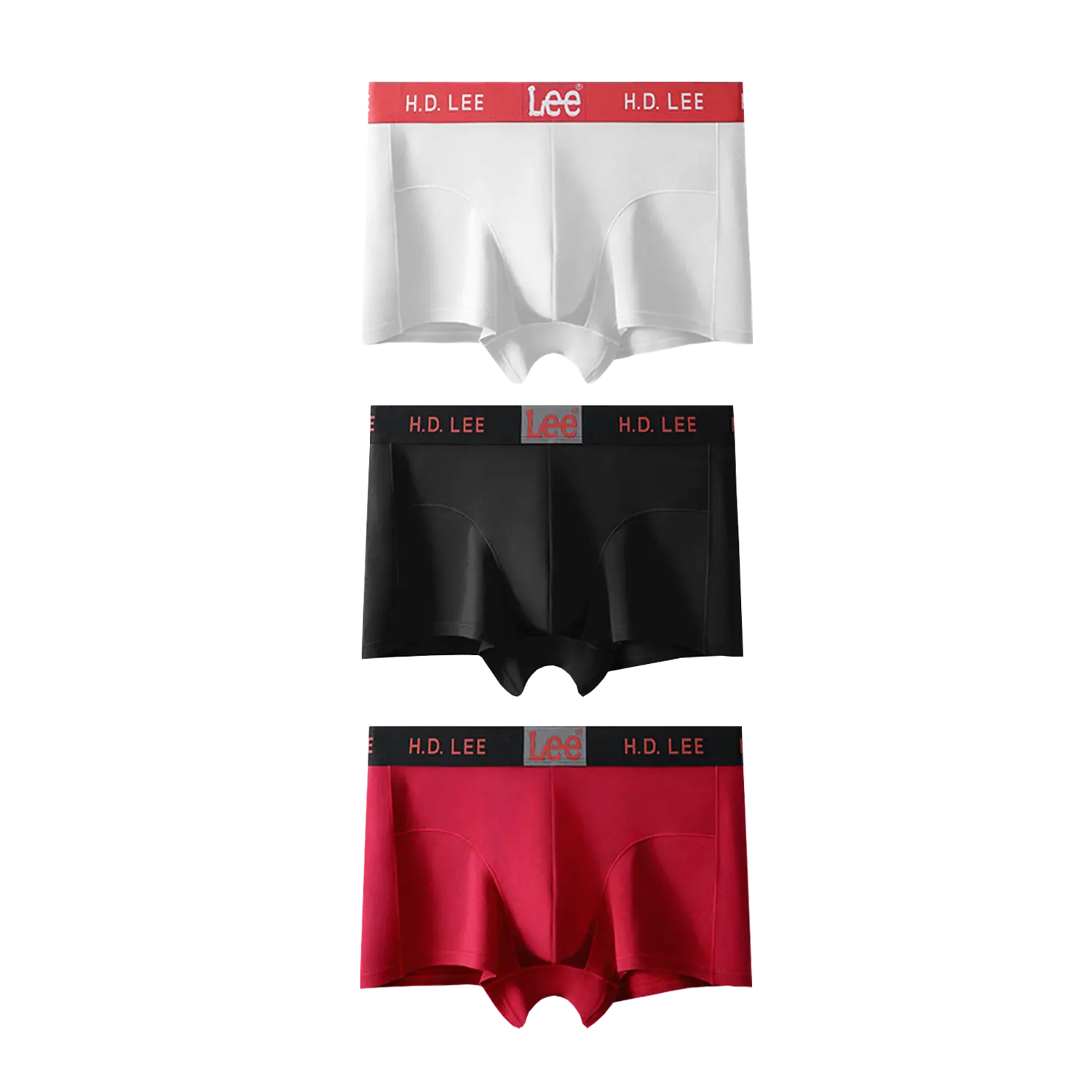 

Flowers Underpants Мужские 3 шт Lee, белый+черный+красный