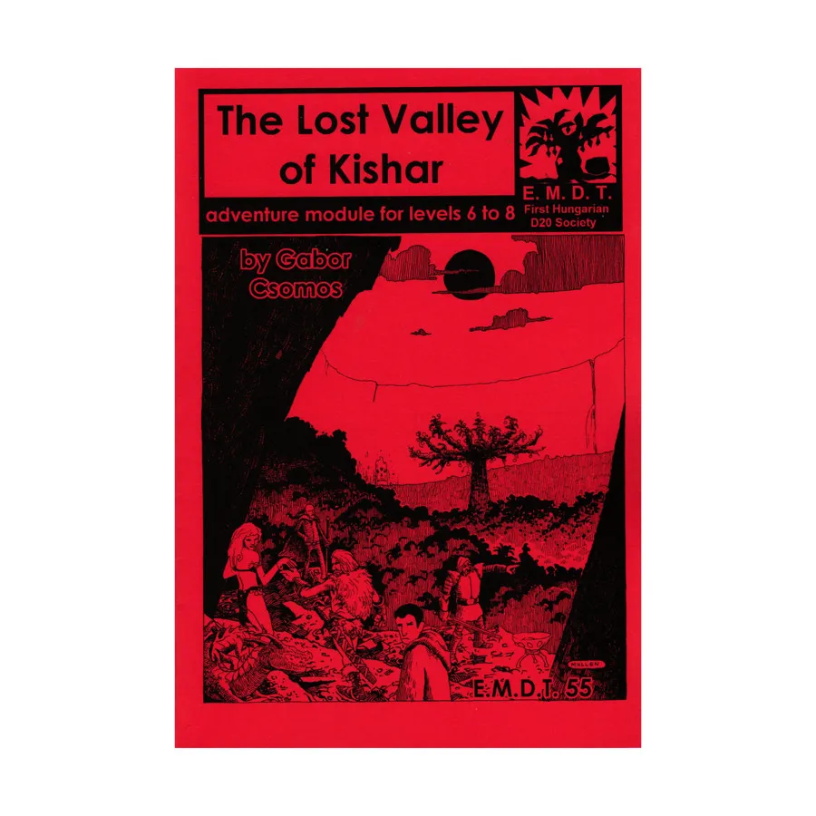 

Lost Valley of Kishar, D20 Modules (EMDT), мягкая обложка