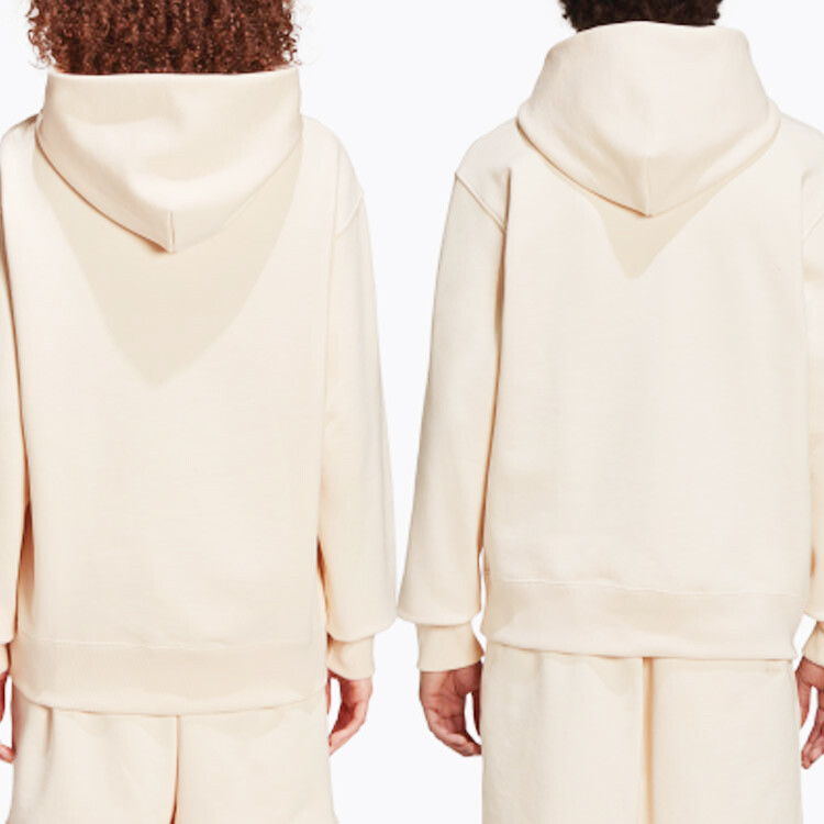 Толстовка унисекс Off White Adidas Originals, кремовый — фото 4