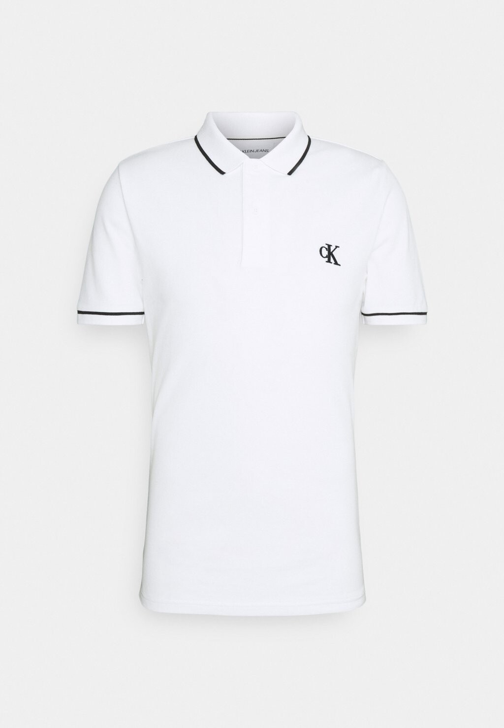 

Поло Tipping Slim Calvin Klein Jeans, белый