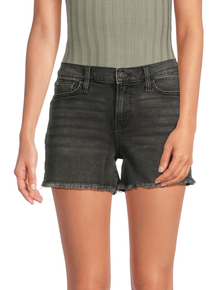 

Джинсовые шорты Gracie с потертостями и бахромой Hudson Jeans, цвет Cecilia