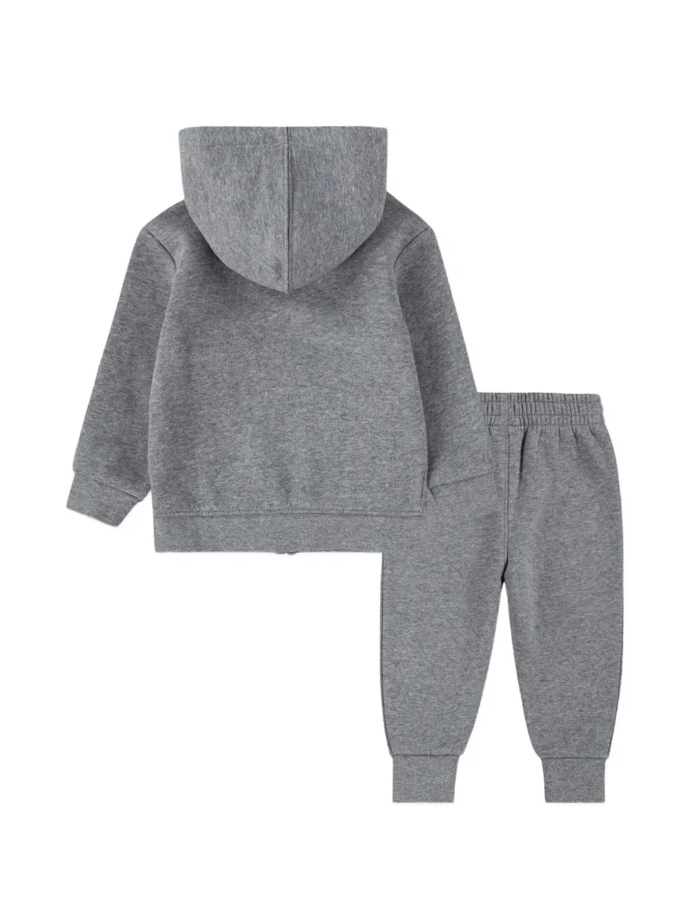 Вышитый спортивный костюм с капюшоном Jordan Kids, серый — фото 2