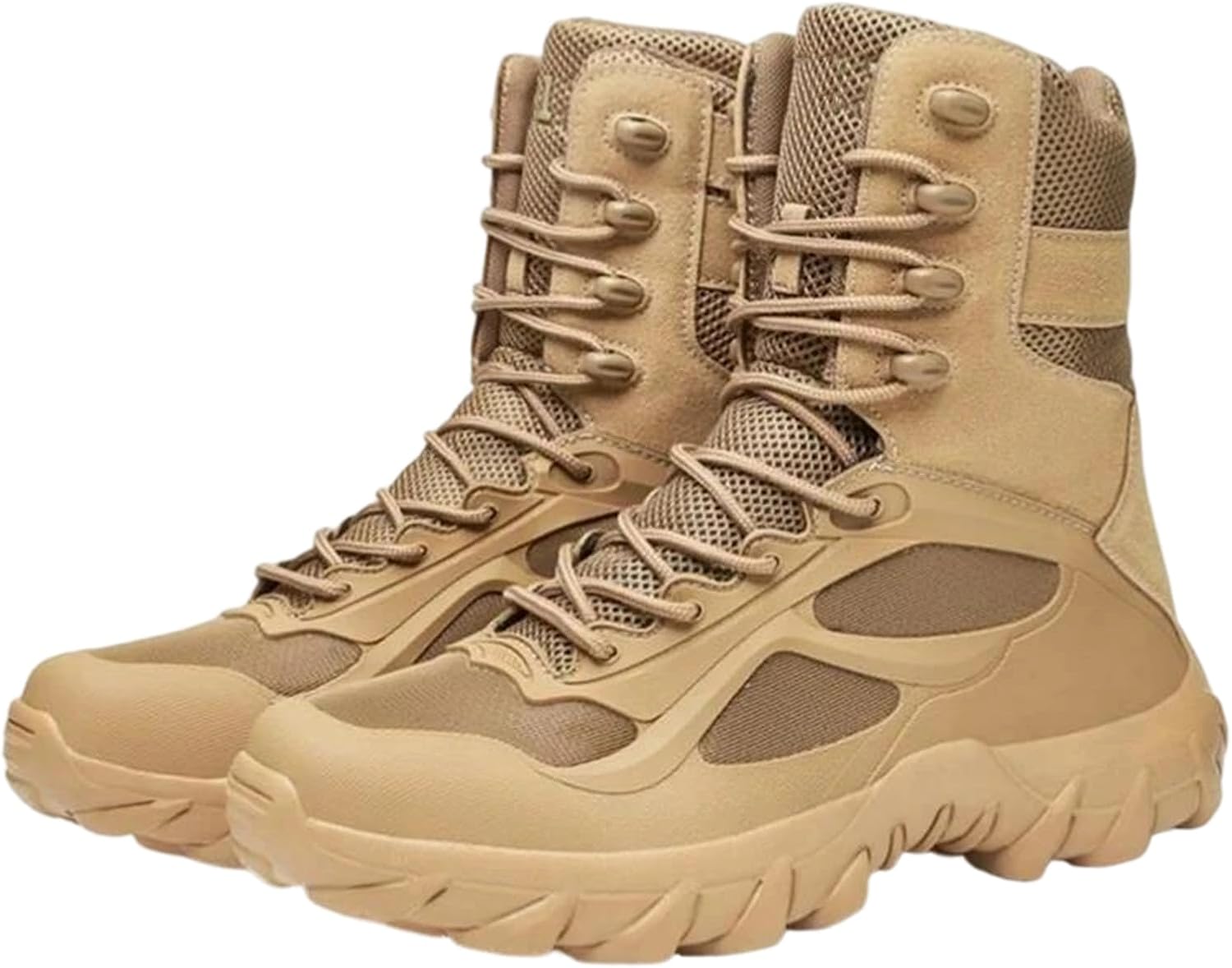 

Мужские ботинки Alloaone средней длины с воздухопроницаемым верхом из сетки, утепленные, для скалолазания и охоты, хаки