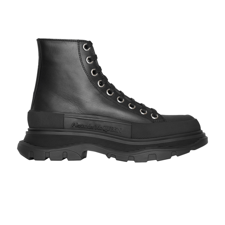 Кроссовки Alexander McQueen Alexander McQueen Wmns Tread Slick High 'Black', черный