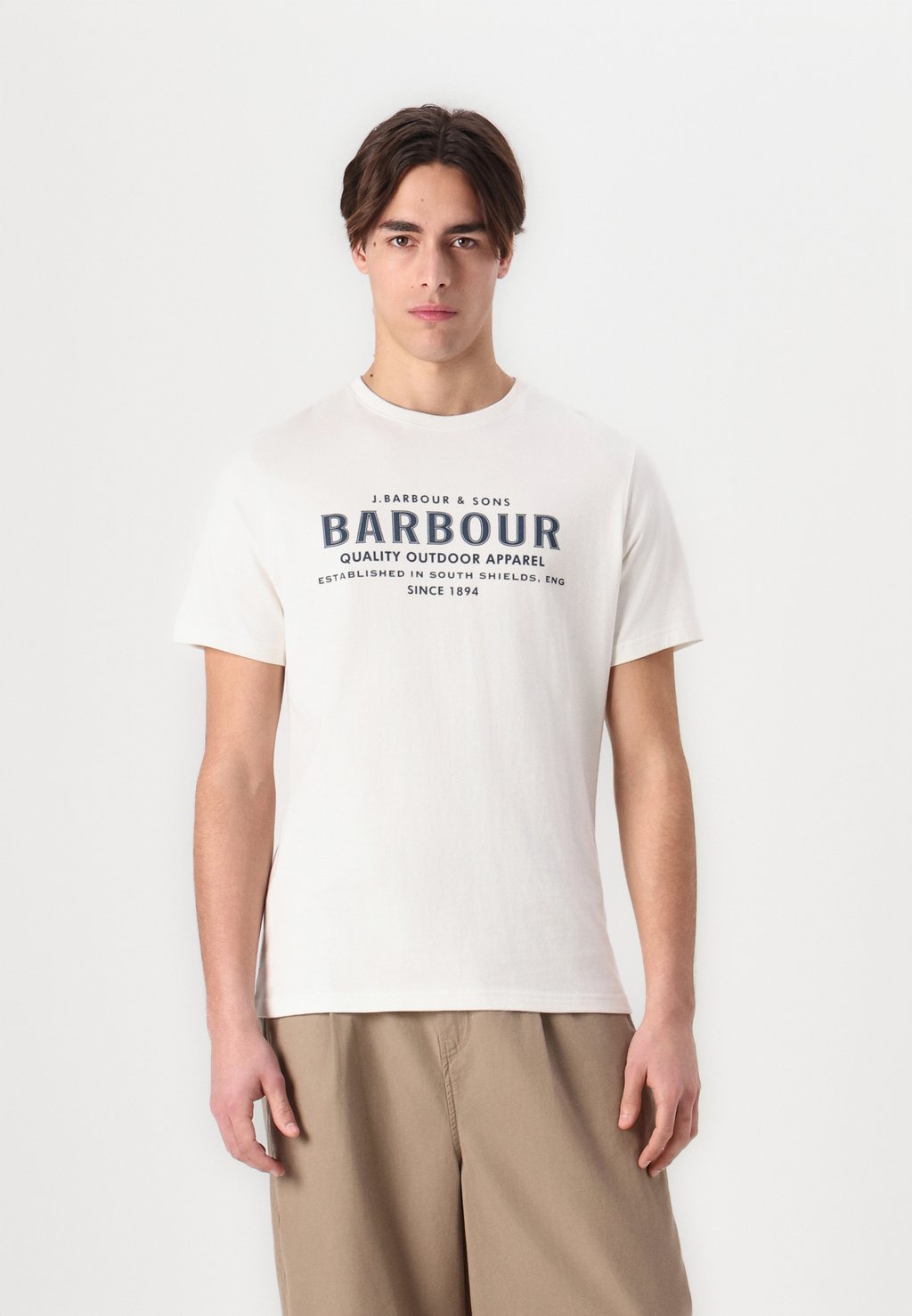 

Футболка с принтом MOORSIDE LOGO Barbour, мультиколор