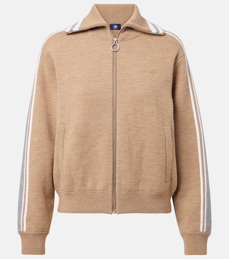 

Бенда полосатая куртка из смесовой шерсти Fusalp, Chino/Souris/Flocon