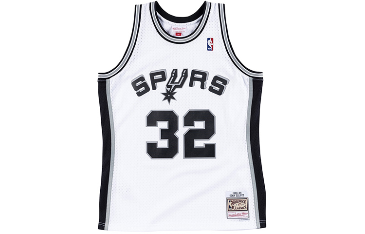 

Mitchell Ness Баскетбольные майки унисекс, белые, умеренно прямого кроя