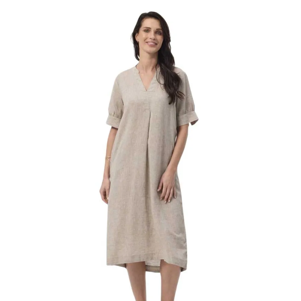 

Платье Redgreen Divine 3/4 Sleeve Midi, бежевый