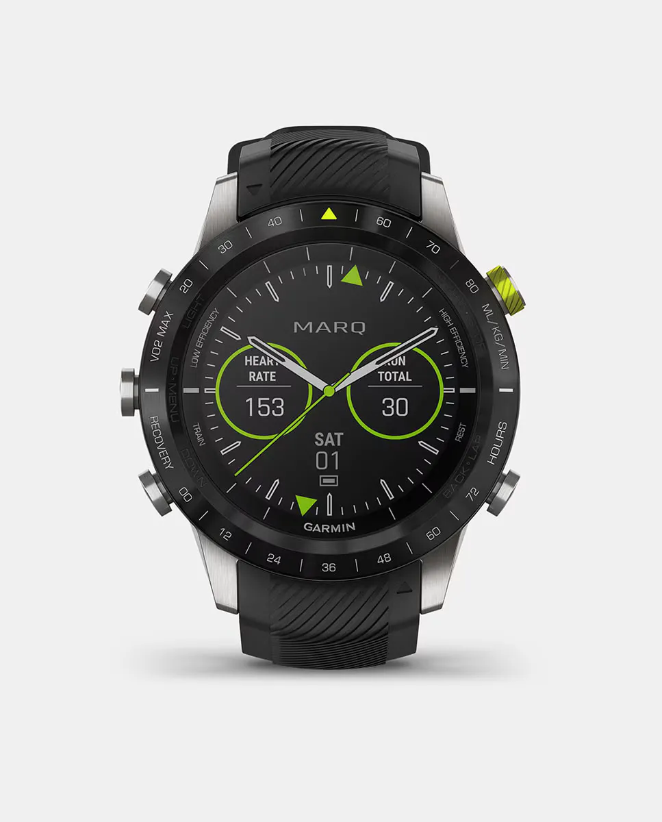 

Умные часы Marq Athlete Gen 2 010-02648-412 черные силиконовые Garmin, черный