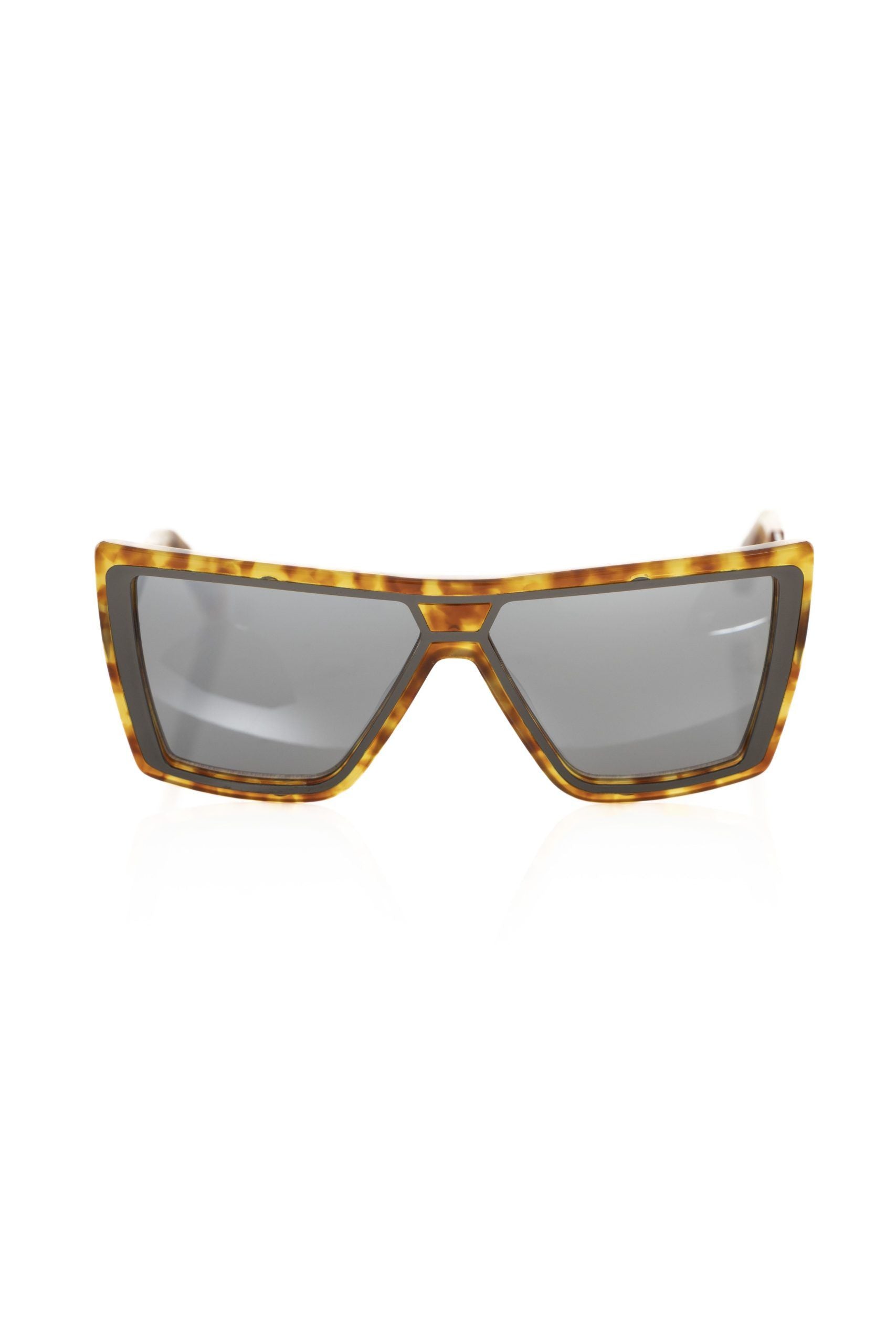 

Солнцезащитные очки Frankie Morello Chic Turtle Pattern Square для женщин, коричневый