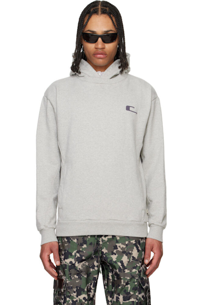 

Серая толстовка Segre Layered Hoodie CARRER