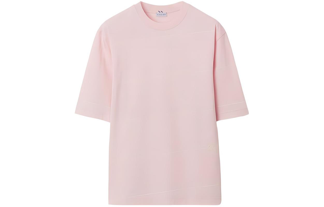 Футболка Burberry SS24 розовая — фото 4