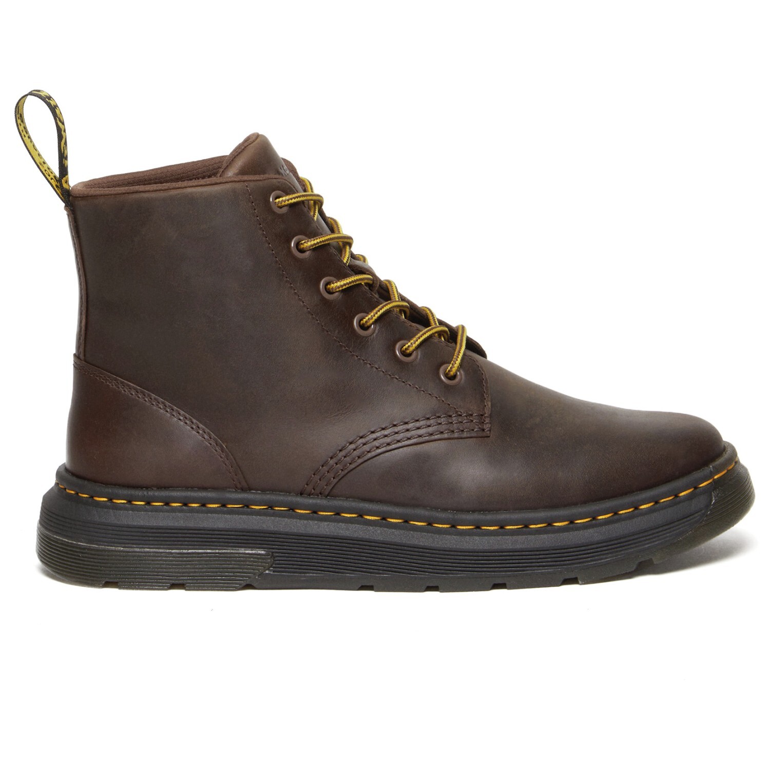 

Повседневные ботинки Dr Martens Crewson Chukka Crazy Horse, цвет Dark Brown
