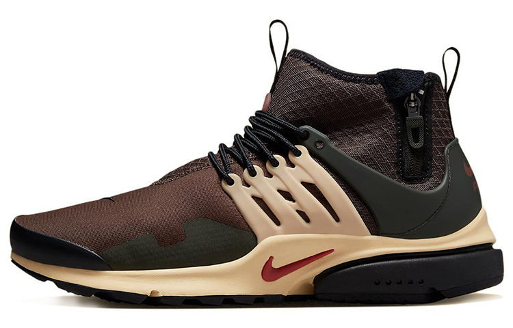 

Кроссовки Nike Air Presto Mid, темно-коричневый/бежевый