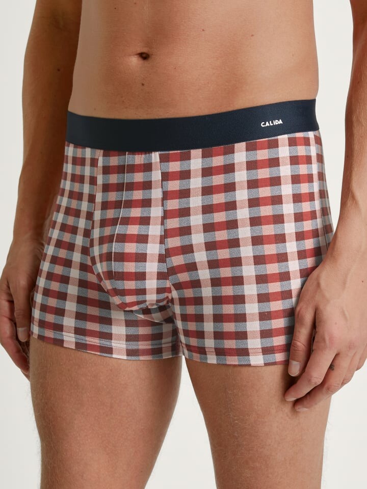 

Трусы боксеры Calida New Boxer, цвет ochre red