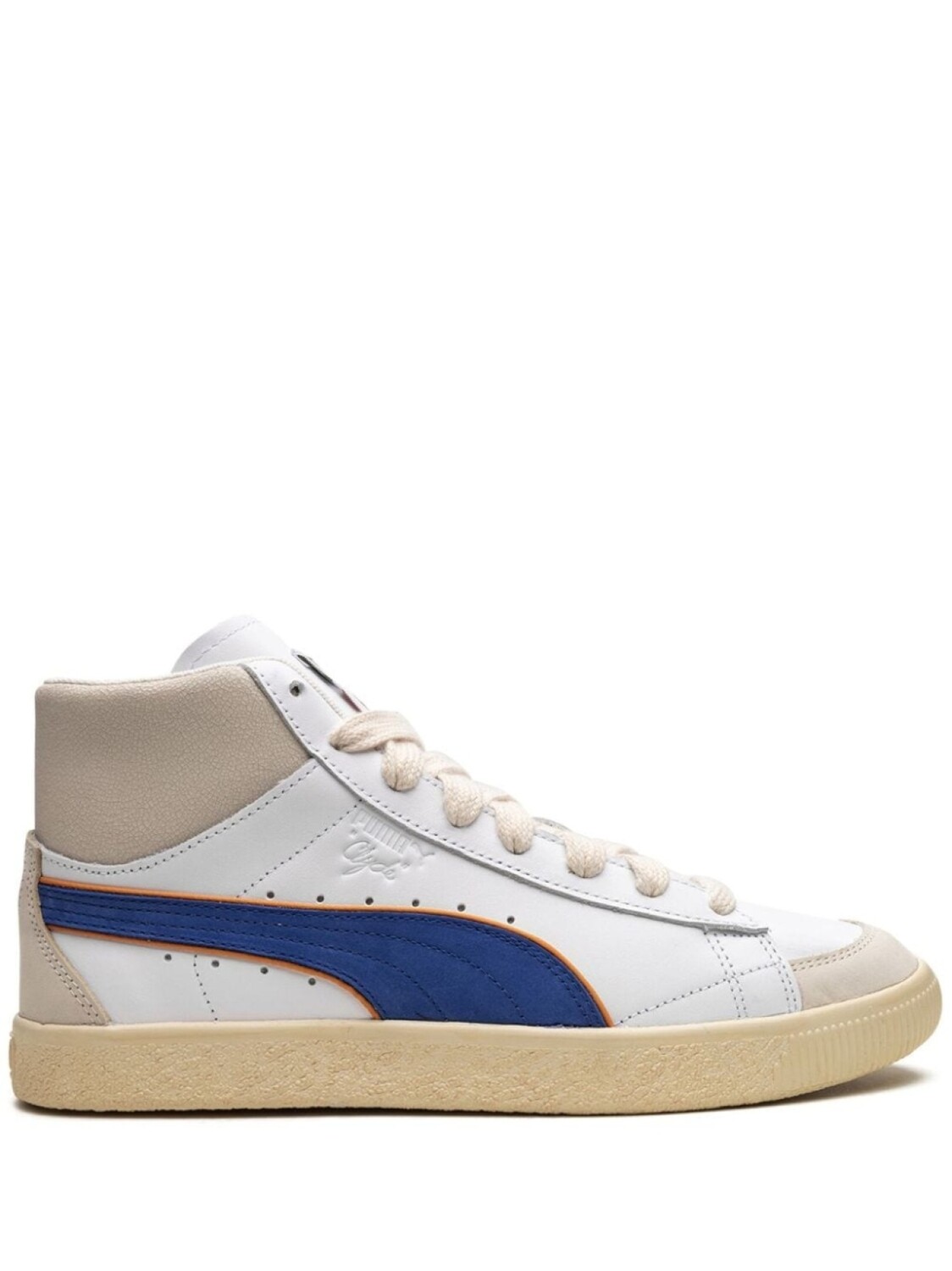 

PUMA кроссовки Clyde Mid B-ball из коллаборации с Rhuigi, белый