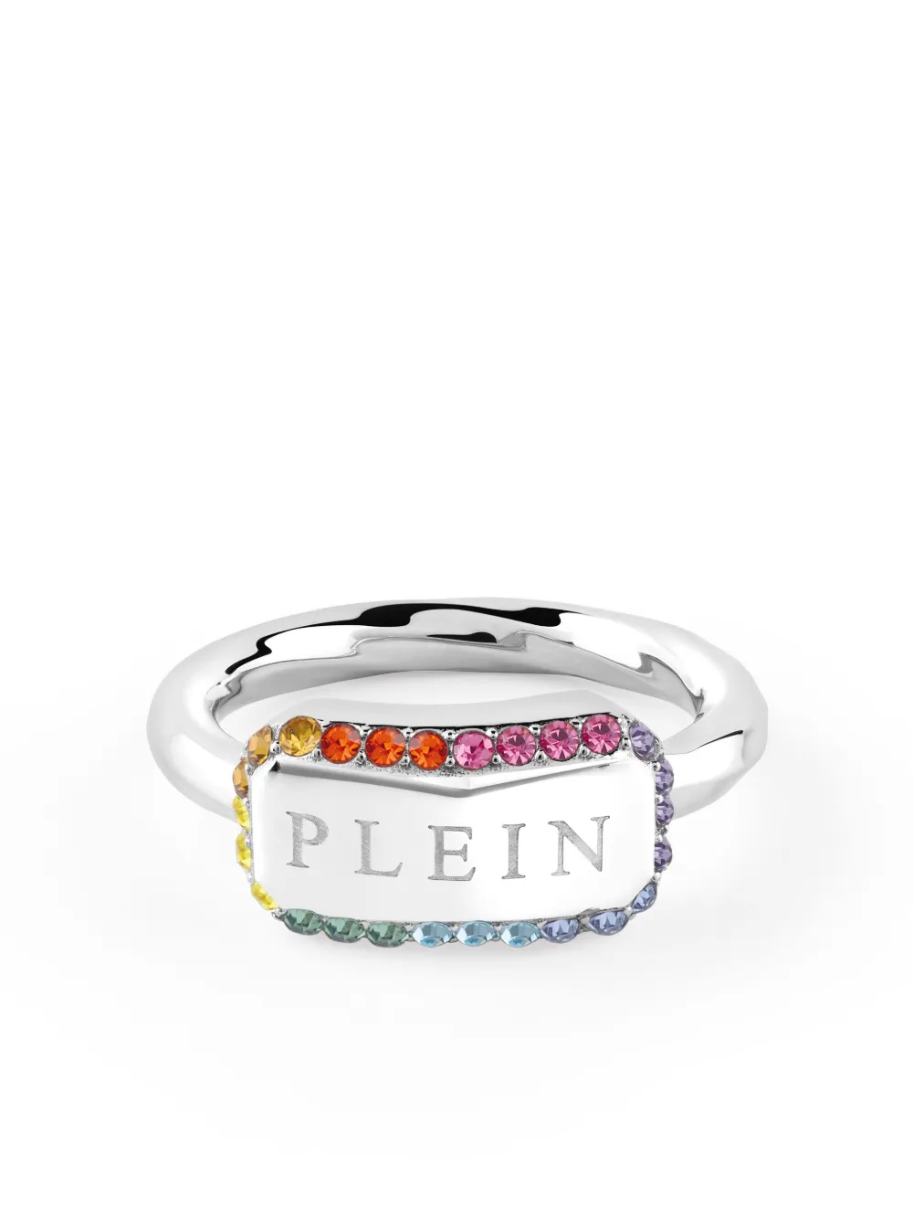 

Кольцо Plein Tag Philipp Plein, серебяный
